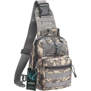 G4Free Outdoor Tactical Bag Backpack, Military Sport Bag Pack Sling Shoulder Backpack Tactical Bag for Every Day Carry(New Acu Camouflage)