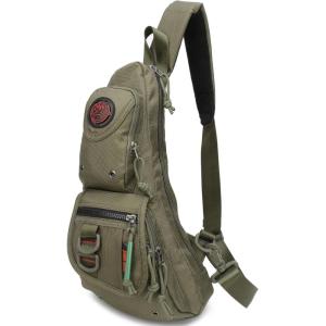NICGID Sling Backpacks, Sling Chest Bag Shoulder Crossbody Bags for Men Women Outdoor Travel | Outdoor Travel(Army Green-365)