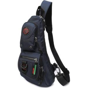 NICGID Sling Backpacks, Sling Chest Bag Shoulder Crossbody Bags for Men Women Outdoor Travel | Outdoor Travel(Navy Blue-365)