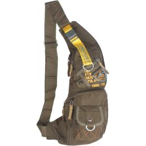 Nylon Sling Chest Bag Daypack Bicycle Travel Gym Backpack(Large-army Green)