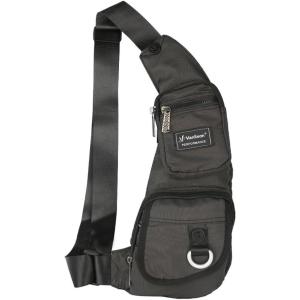 Nylon Sling Chest Bag Daypack Bicycle Travel Gym Backpack(S1-black)