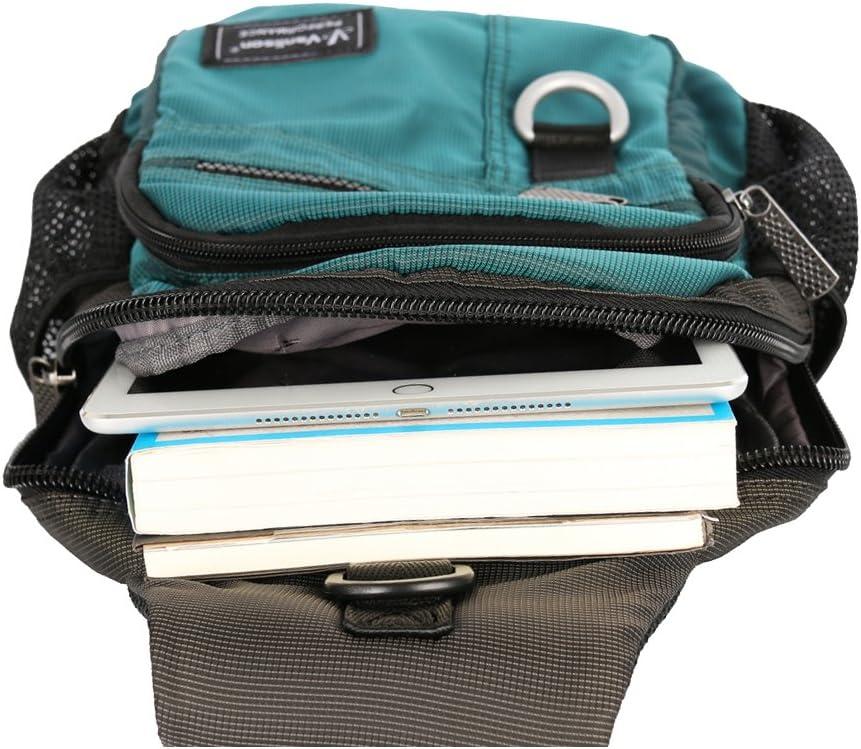 imageCrossbody Sling Bag Backpack for Men amp Women BlackAdark Greenfits 105 Ipad