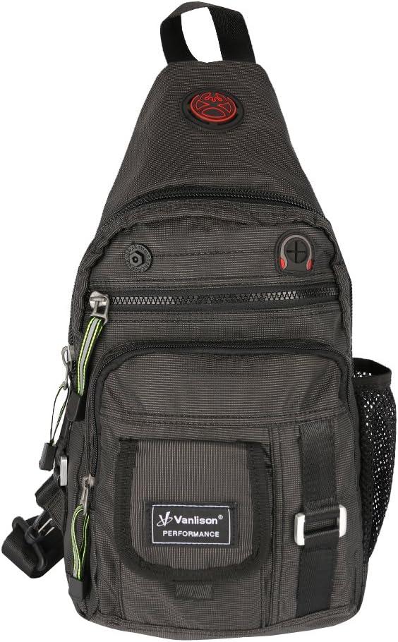 imageCrossbody Sling Bag Backpack for Men amp Women BlackBblackfits 105 Ipad