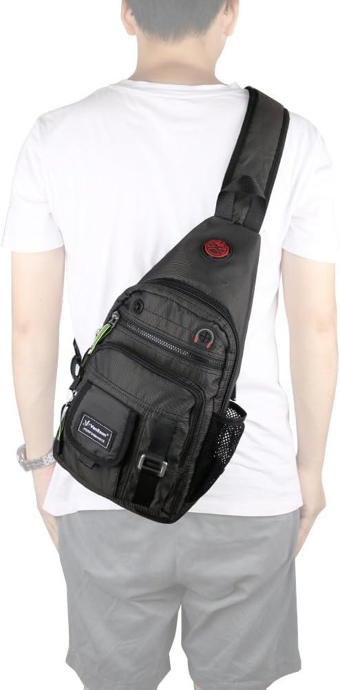 imageCrossbody Sling Bag Backpack for Men amp Women BlackBblackfits 105 Ipad