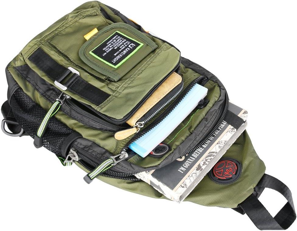 imageCrossbody Sling Bag Backpack for Men amp Women BlackBgreenfits 105 Ipad
