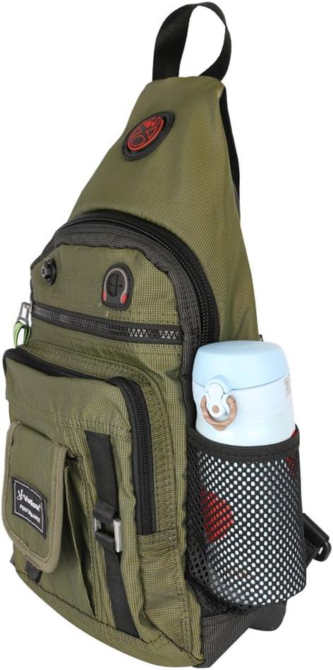 imageCrossbody Sling Bag Backpack for Men amp Women BlackBgreenfits 105 Ipad