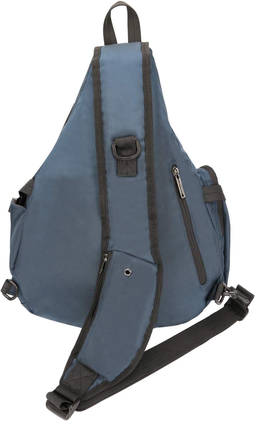 imageCrossbody Sling Bag Backpack for Men amp Women BlackCnavyfits 13 Laptop