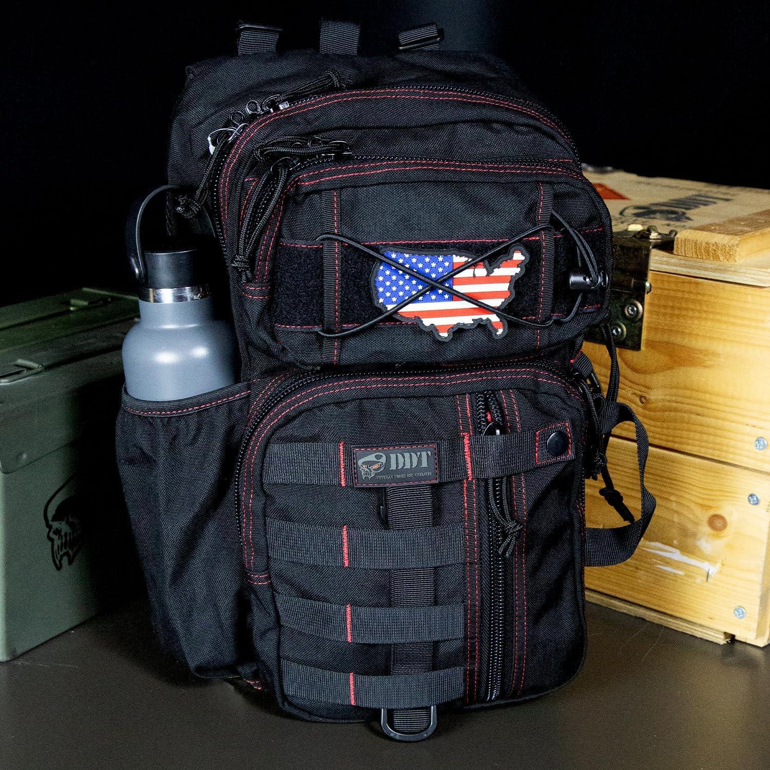 imageDDT Death Dealer Tactical Assassin Sling EDC Bag Color BloodlineBloodline
