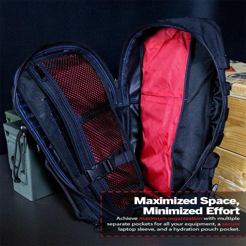 imageDDT Death Dealer Tactical Assassin Sling EDC Bag Color BloodlineBlueline
