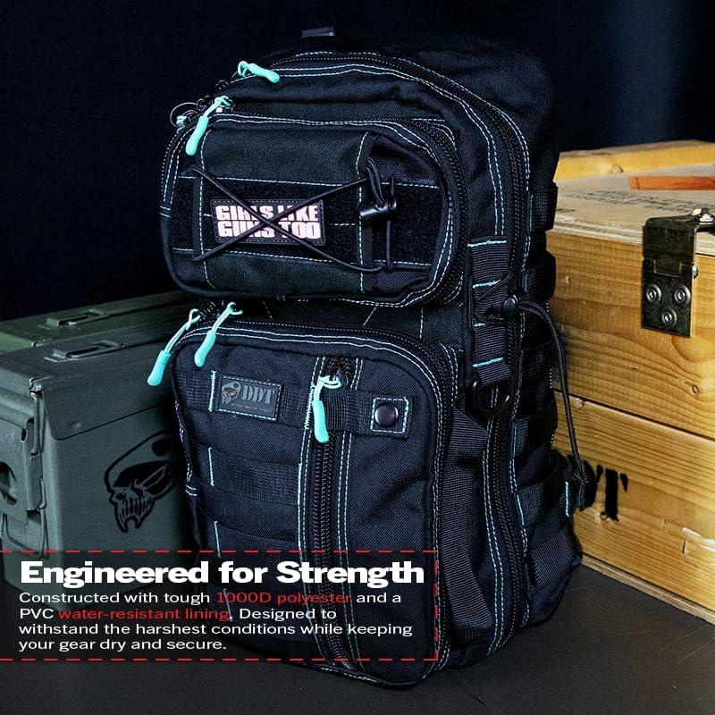 imageDDT Death Dealer Tactical Assassin Sling EDC Bag Color BloodlineIce