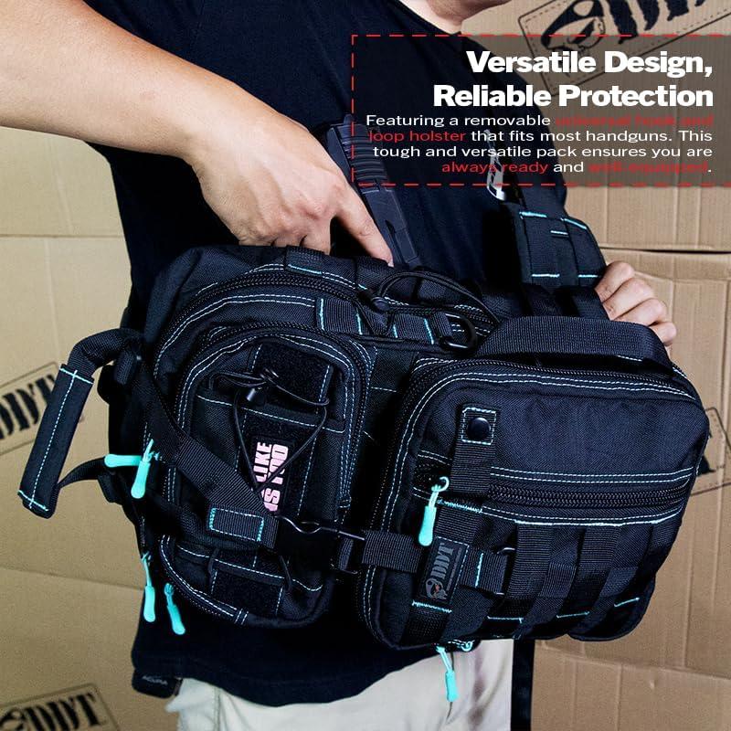 imageDDT Death Dealer Tactical Assassin Sling EDC Bag Color BloodlineIce