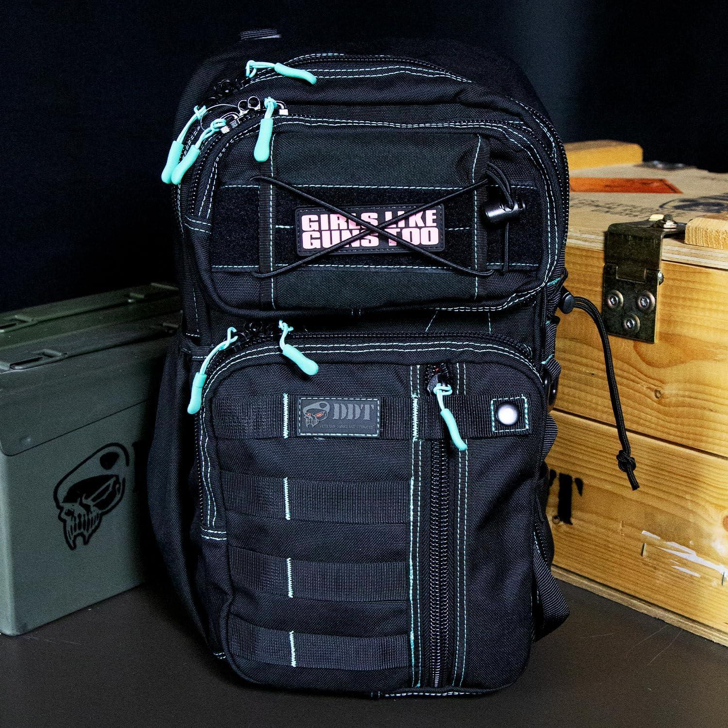 imageDDT Death Dealer Tactical Assassin Sling EDC Bag Color BloodlineIce