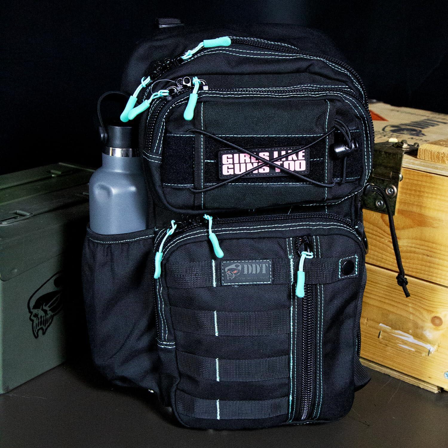 imageDDT Death Dealer Tactical Assassin Sling EDC Bag Color BloodlineIce
