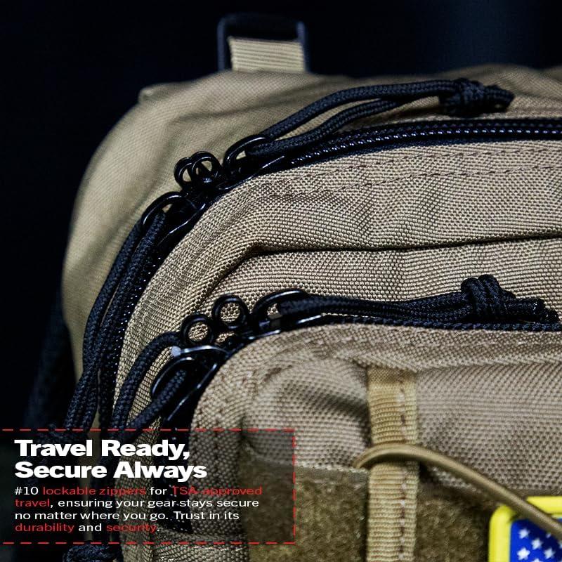 imageDDT Death Dealer Tactical Assassin Sling EDC Bag Color BloodlineTan
