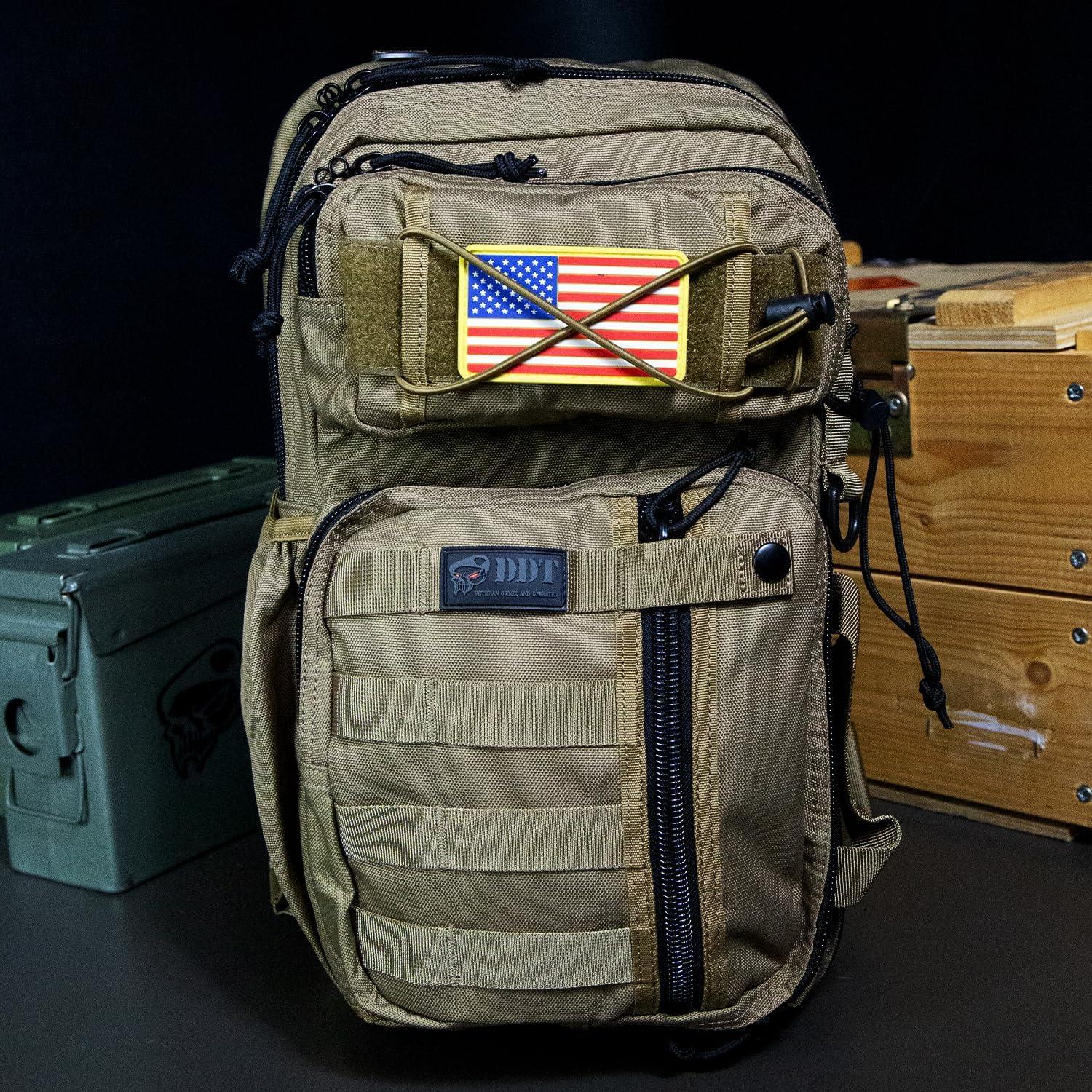 imageDDT Death Dealer Tactical Assassin Sling EDC Bag Color BloodlineTan
