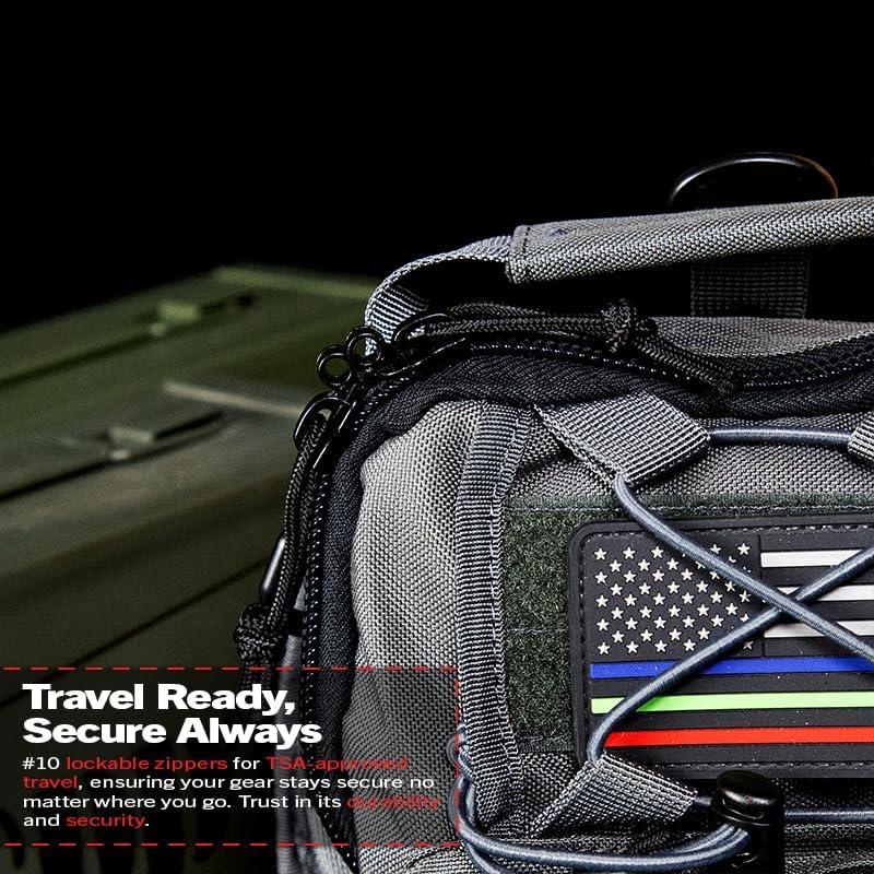 imageDDT Death Dealer Tactical Night Stalker Small Sling EDC Bag Color TanGunmetal