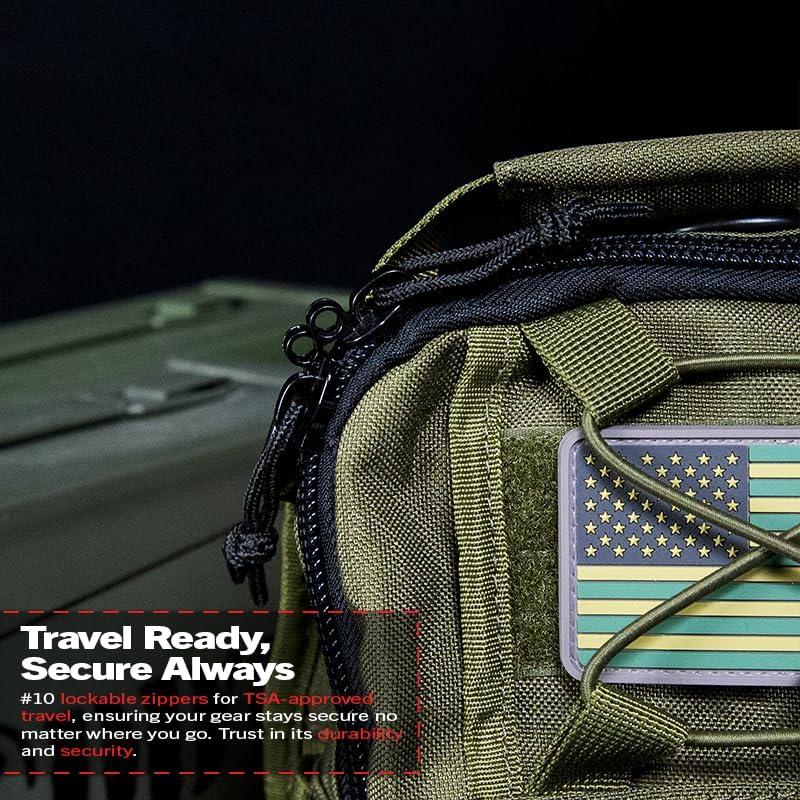 imageDDT Death Dealer Tactical Night Stalker Small Sling EDC Bag Color TanOd Green