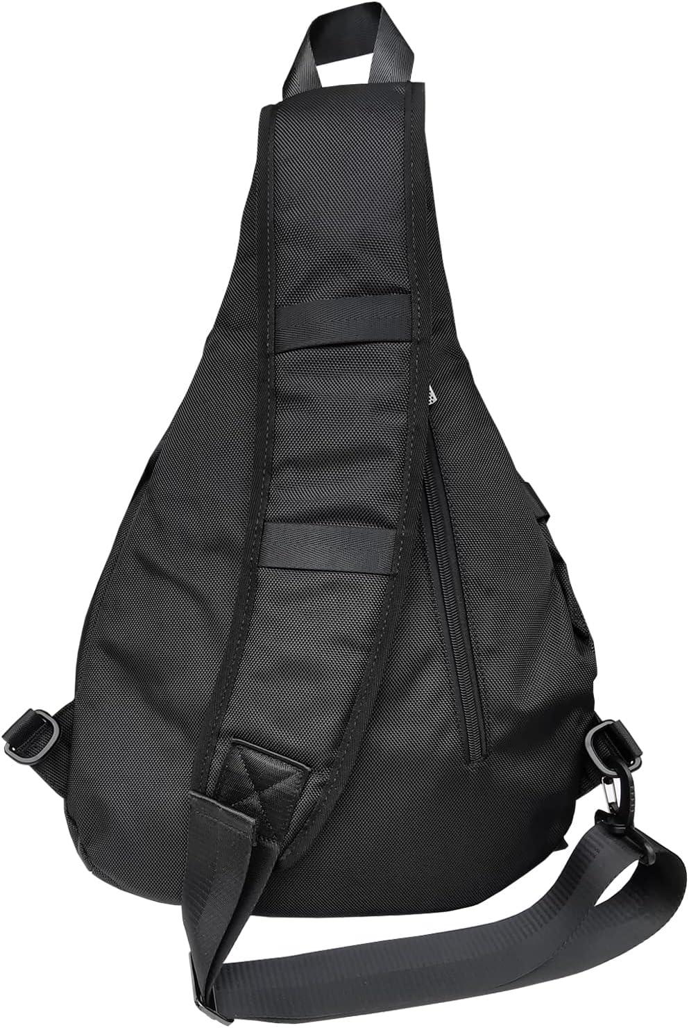imageLarge Sling Bag Backpack Pack 13 14 Laptop Bag Satchel Festival Travel BlackBlack