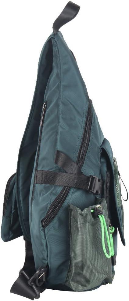 imageLarge Sling Bag Backpack Pack 13 14 Laptop Bag Satchel Festival Travel BlackLake Blue