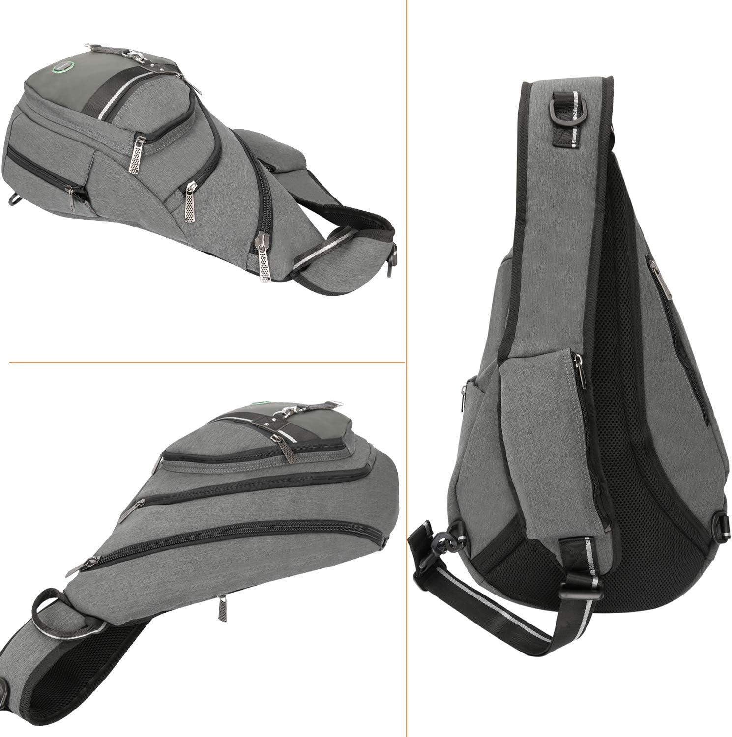 imageLarge Sling Bag Backpack Pack 13 14 Laptop Bag Satchel Festival Travel BlackStyleb Dark Blue