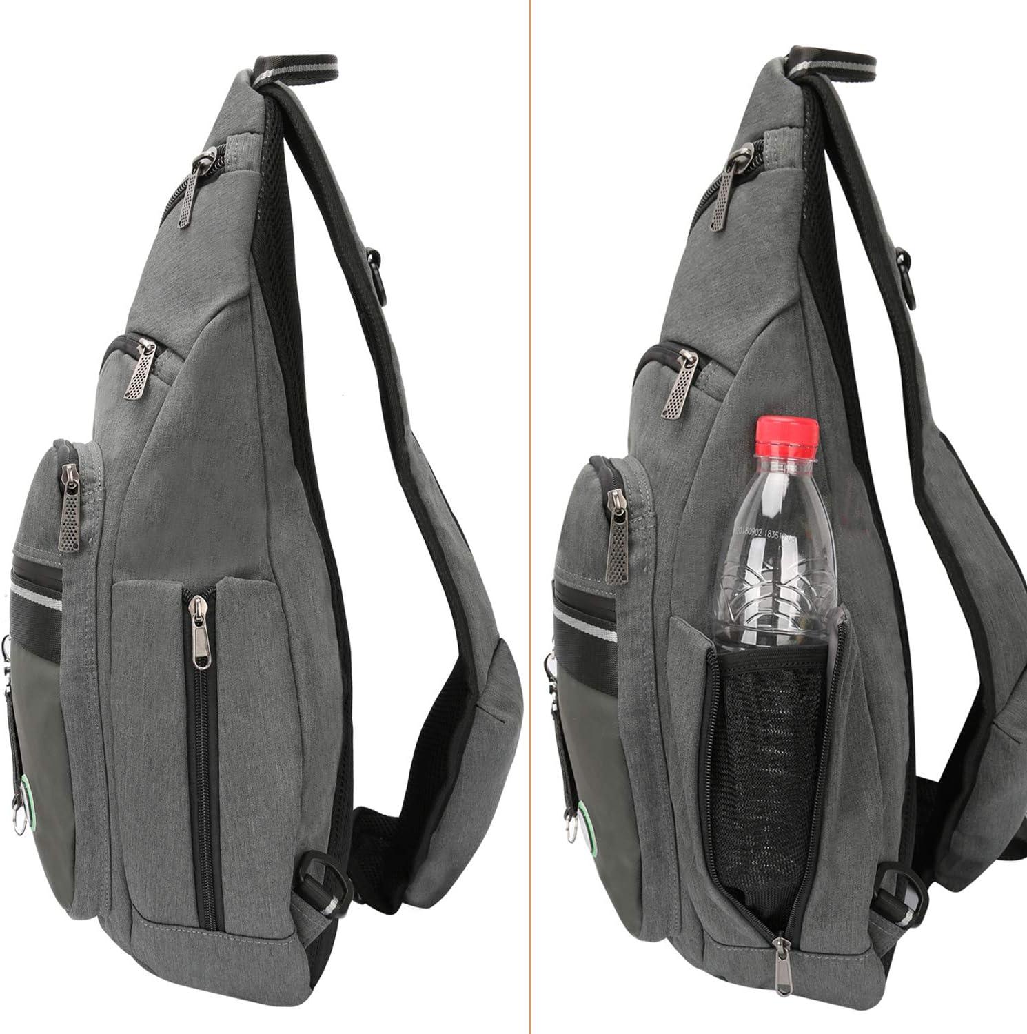 imageLarge Sling Bag Backpack Pack 13 14 Laptop Bag Satchel Festival Travel BlackStyleb Dark Blue