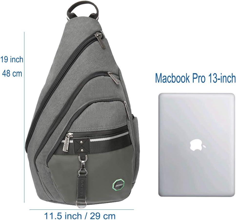 imageLarge Sling Bag Backpack Pack 13 14 Laptop Bag Satchel Festival Travel BlackStyleb Dark Blue