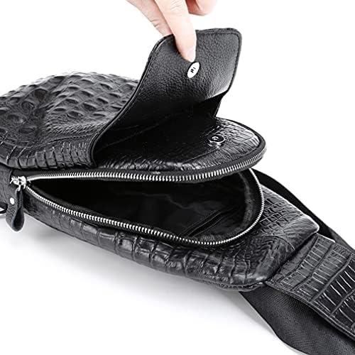 imageLeather Sling Bag Backpack for Men Women Crossbody Shoulder Chest Day Pack Outdoor Travel Camping Tactical Daypack11black