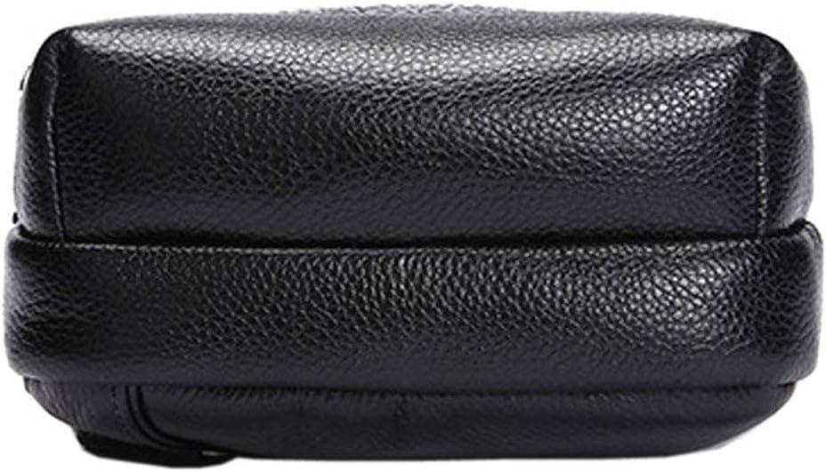 imageLeather Sling Bag Backpack for Men Women Crossbody Shoulder Chest Day Pack Outdoor Travel Camping Tactical Daypack13black