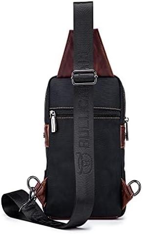 imageLeather Sling Bag Backpack for Men Women Crossbody Shoulder Chest Day Pack Outdoor Travel Camping Tactical Daypack17black Brown