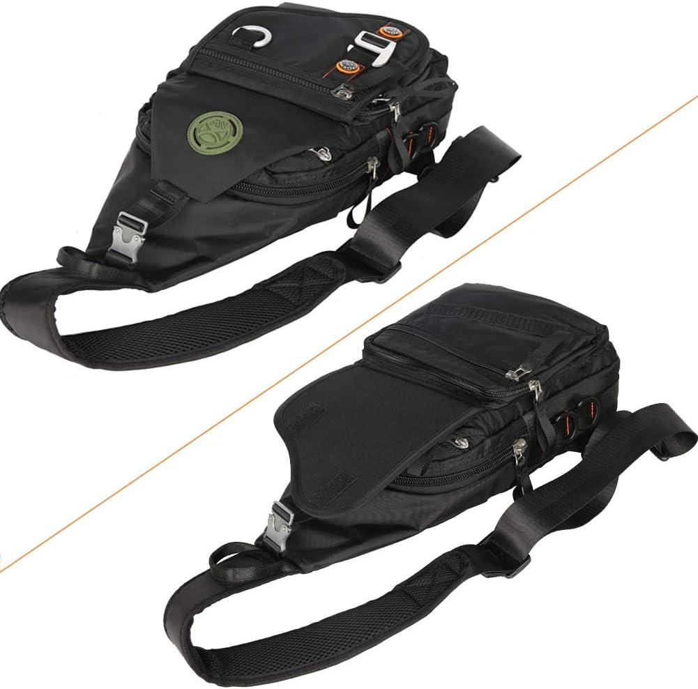 imageSling Backpacks Sling Chest Bags Shoulder Crossbody Bags for Men Women Outdoor Travel Walking Dog Running BagMediumblack