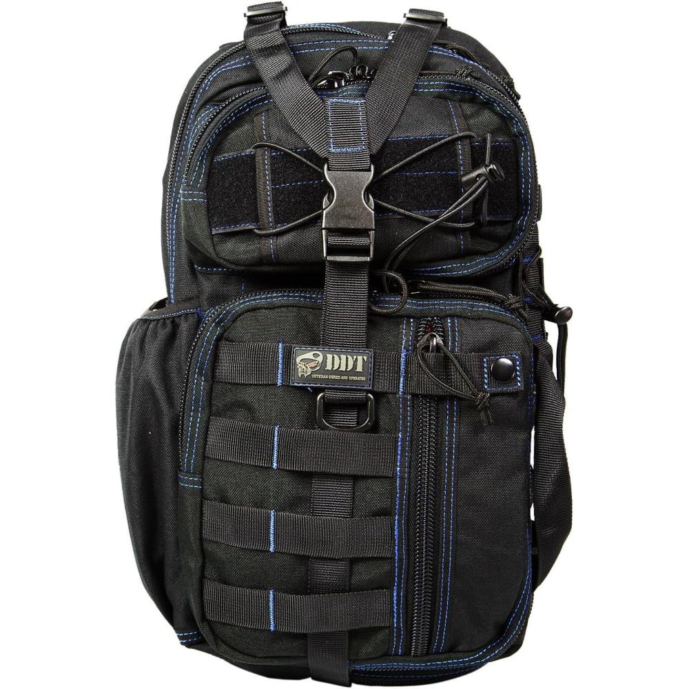 imageDDT Death Dealer Tactical Assassin Sling EDC Bag Color BloodlineBlueline