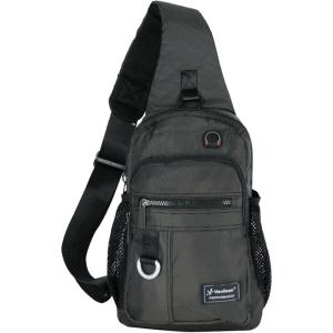 Crossbody Sling Bag Backpack for Men & Women Black(A- Black(8″x12″))