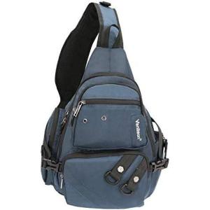 Crossbody Sling Bag Backpack for Men & Women Black(C-navy(fits 13″ Laptop))