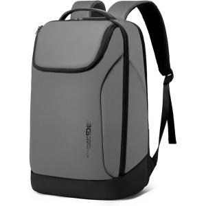 FUTURE AESTHETICS Business Smart Backpack Waterproof for women,men,Fight Approved Durable Backpack suitable as overnight and travel backpack (Black)(Grey)