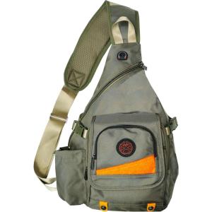 Large Sling Bag Backpack Pack 13″ 14″ Laptop Bag Satchel Festival Travel Black(Green)