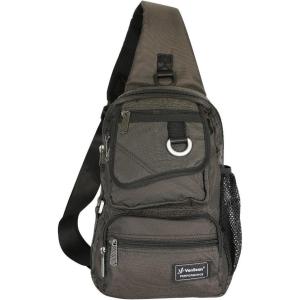 Sling Bag Chest Shoulder Backpack Crossbody Multipurpose Daypack For Men Women Black(Black)