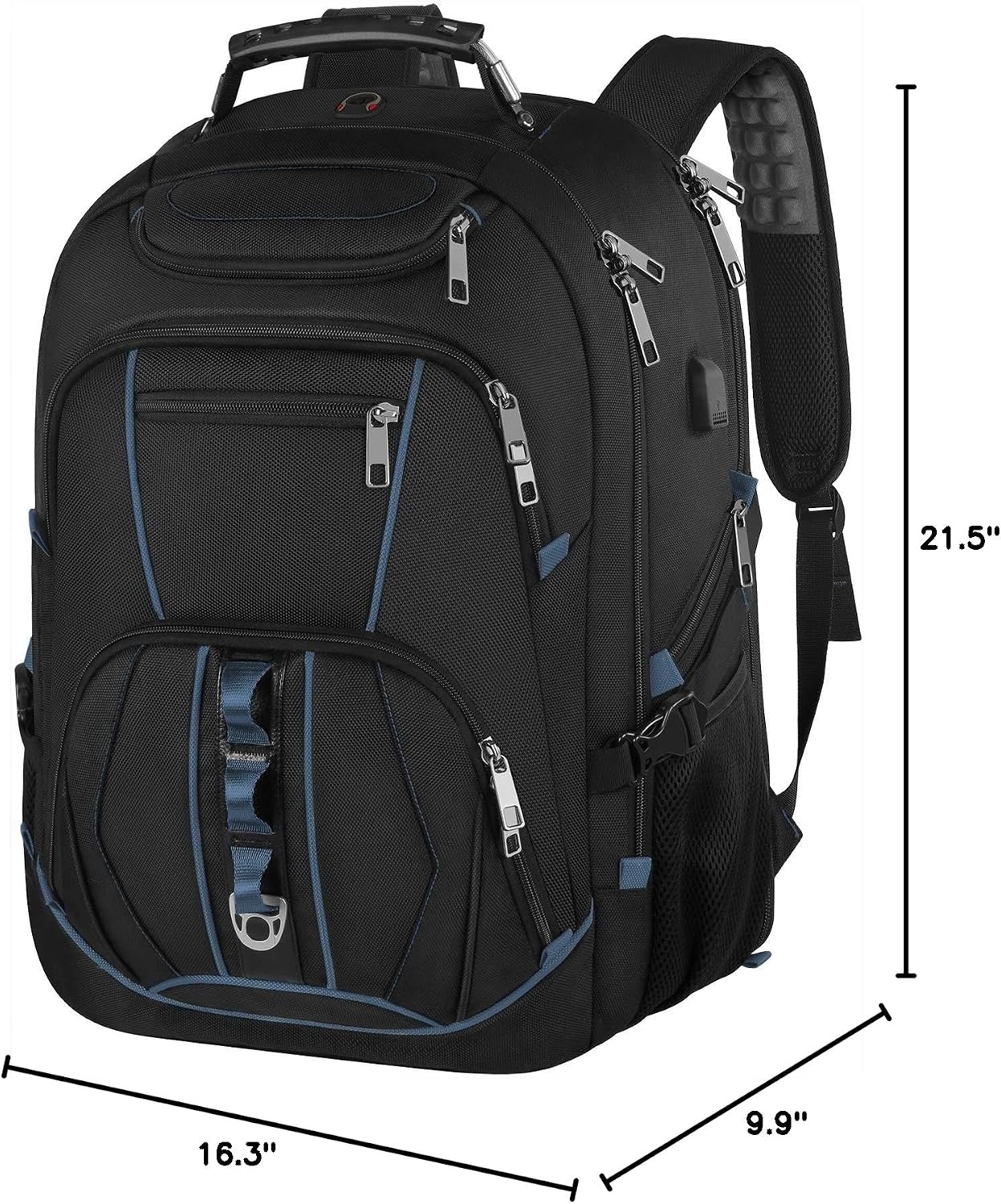 image:imageTravel Laptop BackpackExtra Large 184 inch Gaming Laptop BackpacksBig Capacity TSA Friendly RFID Anti Theft Pocket College unisex Heavy Duty Computer bag 21516399 inchBlue
