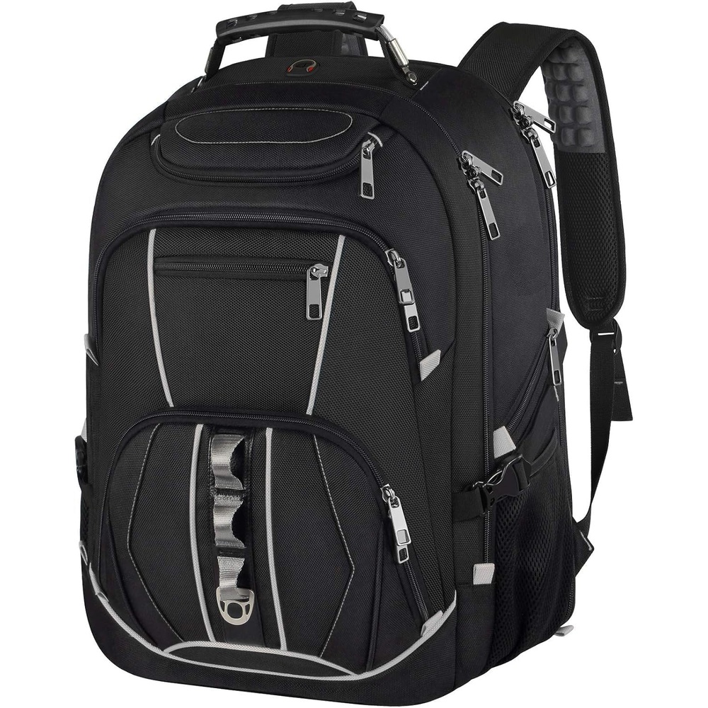 image:imageTravel Laptop BackpackExtra Large 184 inch Gaming Laptop BackpacksBig Capacity TSA Friendly RFID Anti Theft Pocket College unisex Heavy Duty Computer bag 21516399 inchGrey