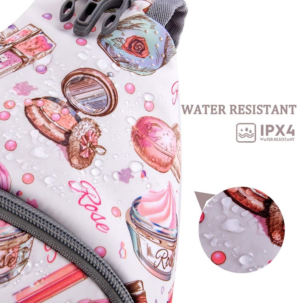 image:imageZOMAKE Sling BagSmall Crossbody Sling Backpack Shoulder Daypack for TravelWhite Makeup
