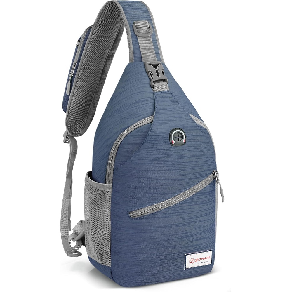 image:imageZOMAKE Sling BagSmall Crossbody Sling Backpack Shoulder Daypack for TravelRoyal Blue a