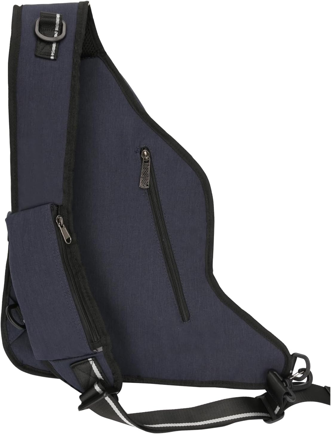image:imageLarge Sling Bag Laptop Backpack Cross Body Messenger Bag Shoulder Travel Rucksack ABlackBnavy