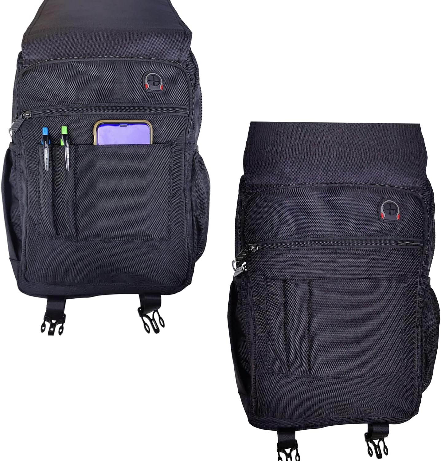 image:imageLarge Sling Bag Laptop Backpack Cross Body Messenger Bag Shoulder Travel Rucksack ABlackC Black