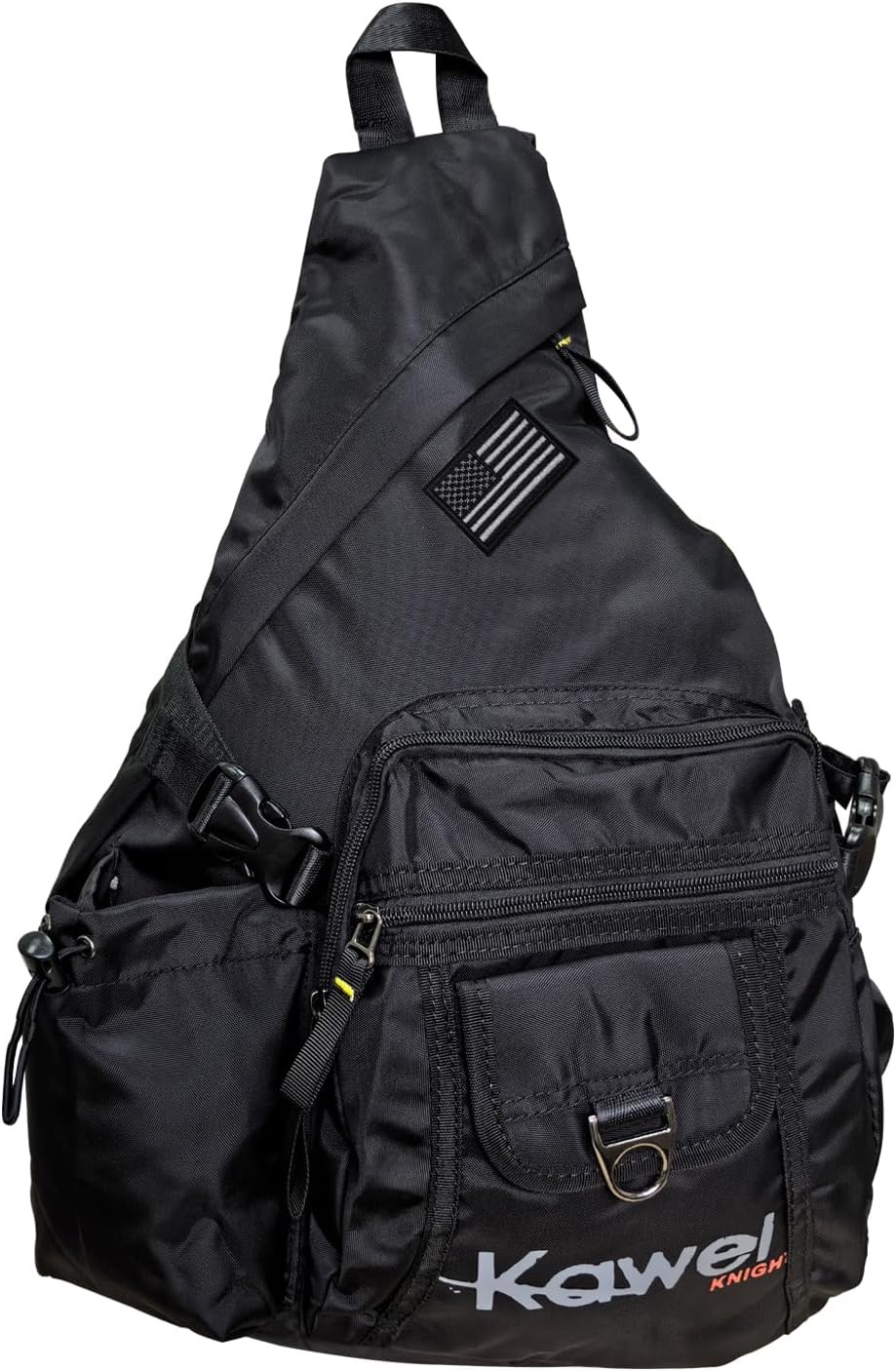 image:imageLarge Sling Bag Laptop Backpack Cross Body Messenger Bag Shoulder Travel Rucksack ABlackD Black