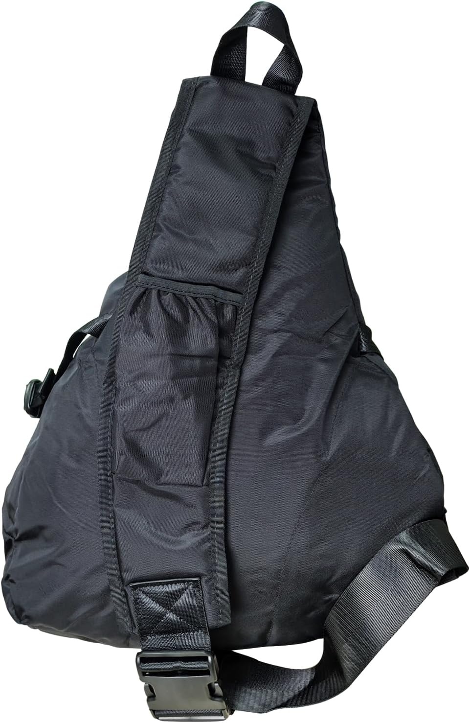 image:imageLarge Sling Bag Laptop Backpack Cross Body Messenger Bag Shoulder Travel Rucksack ABlackD Black